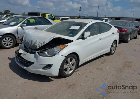 2013 Hyundai Elantra Gls from USA, damaged, VIN 5NPDH4AE8DH362565